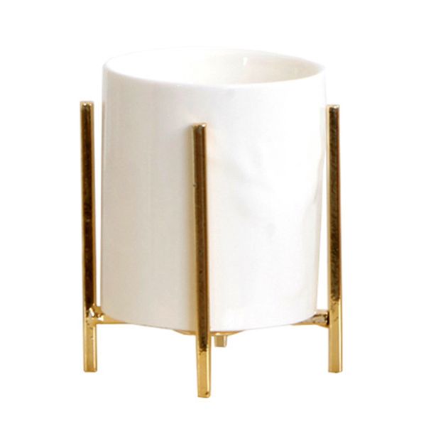 

nordic style deskstorage makeup brush holder organizer w/ gold rack l