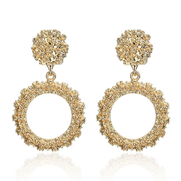 

round heart vintage earrings for women of gold silver earrings fashion jewelry earrings declaration modern fashion jewelry gifts
