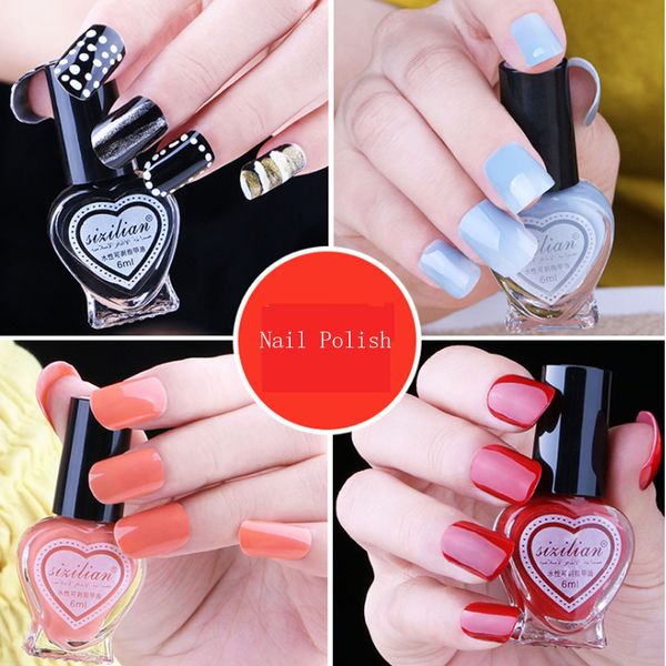 

6 ml colors glitter nail polish temperature color changing gradient mirror nail varnish no need lamp for nails art g626