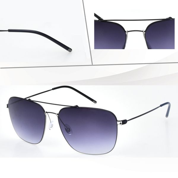 

hnad made titanium classic men sunglasses brand designer sun glasses women uv400 gafas de sol square fashion mirror sunglass, White;black