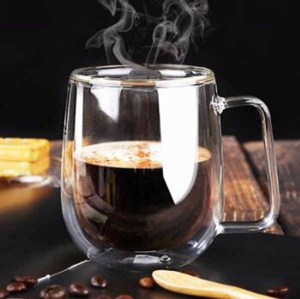 

250ml handmade healthy coffee cups double wall coffee cups heat resistant cups thermal insulated creative