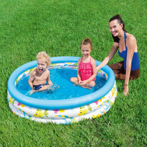 

inflatable baby ball swimming pools kids round basin bathtub portable kids outdoors sport play toys garden paddling pool