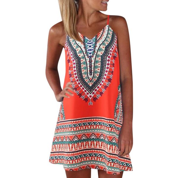 

vestidos verano 2019 womens summer dresses print color block sleeveless dress a-line maxi sundress dress vestido ropa mujer, Black;gray