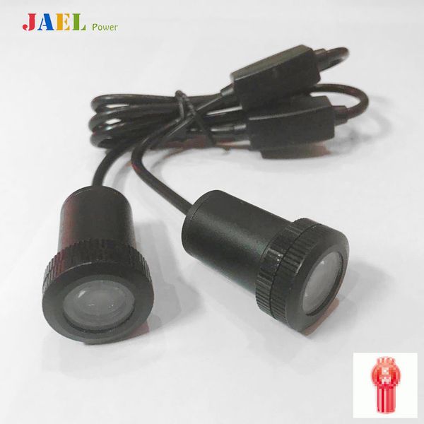 

2pc ghost shadow light courtesy laser projector puddle lights case for truck kw logo on the ground