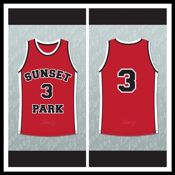 

Player 50 Sunset Park Basketball Jersey Stitch Sewn Family men jersey High quality basketball uniform OK