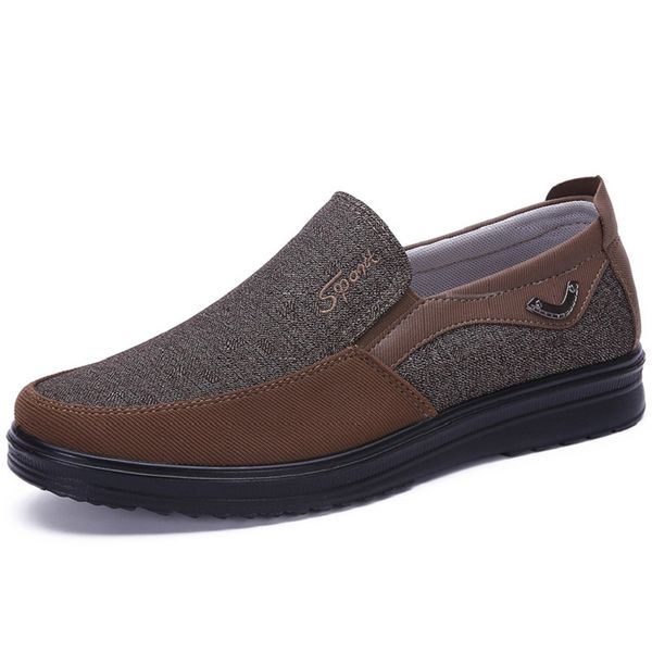 

2020 новых людей прогулочной обуви холст тапок черного флота espadrilles mens тренер мода кожа обувь на открытом воздухе ходьба пункт # 11, Black