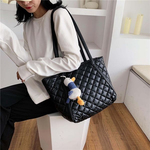 

2019 winter women's space new cotton casual bags ladies handbag shoulder pads female fashion shoulder bag tote bolsas sac a main