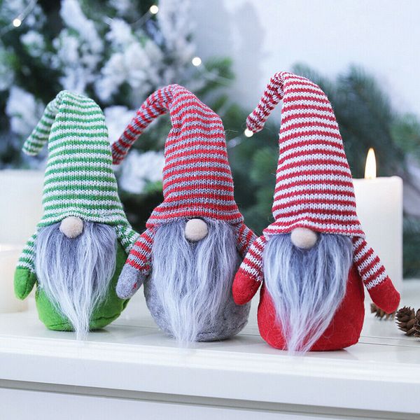 

xmas santa claus gnome doll toy table ornaments home desk decoration