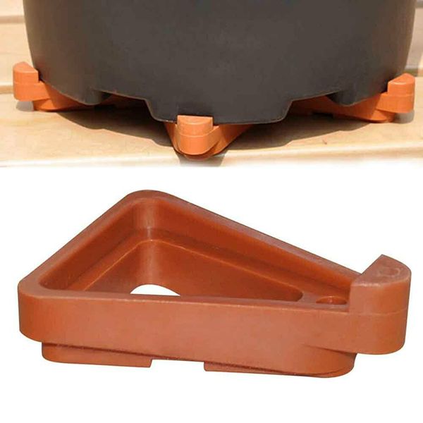 

12 pcs invisible low profile flower pot feet garden plant pot feet risers outdoor tp899