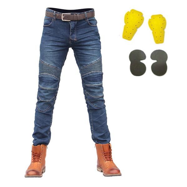 

men moto pants motorcycle pants jeans motocross moto jeans protector riding racing motorbike dirt bike trousers summer, Black;blue