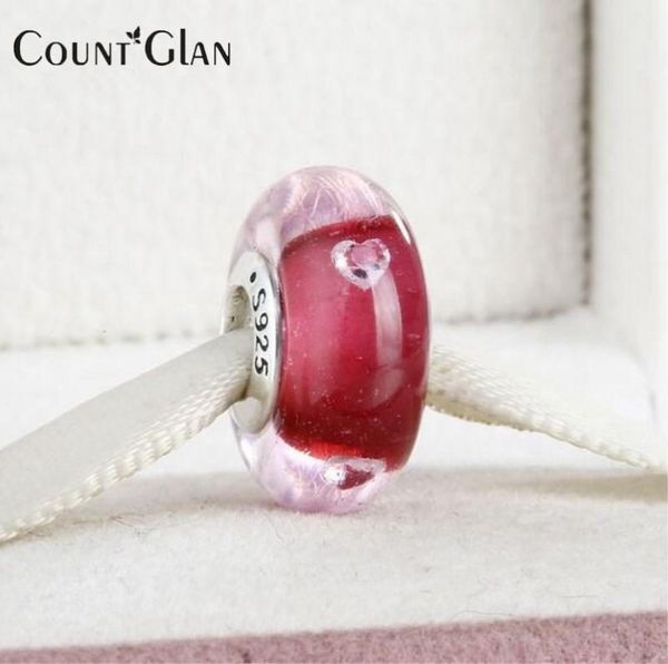 

fits pandora bracelets cerise heart silver beads 2017 100% 925 sterling silver charms diy jewelry 5034, Bronze;silver