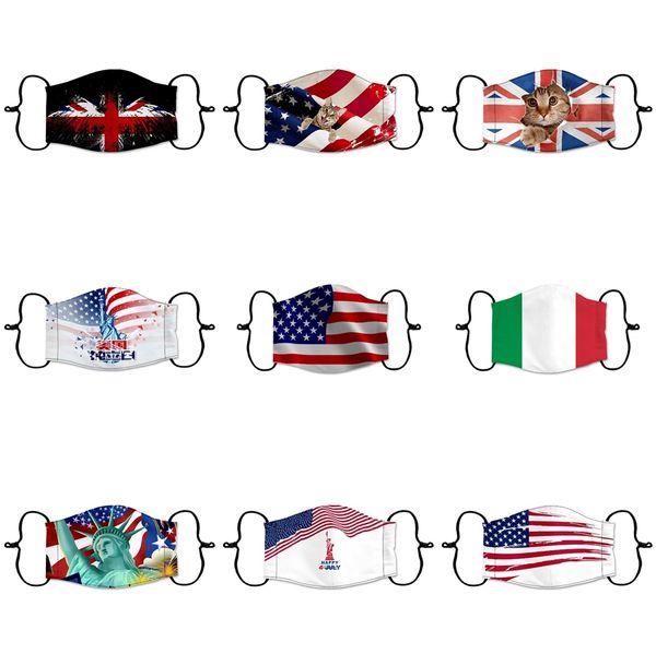 

100 1pcs wholesale fashion party designer face mask fun fancy dress washable mouth muffle mask reusable dust warm windproof cotton #610