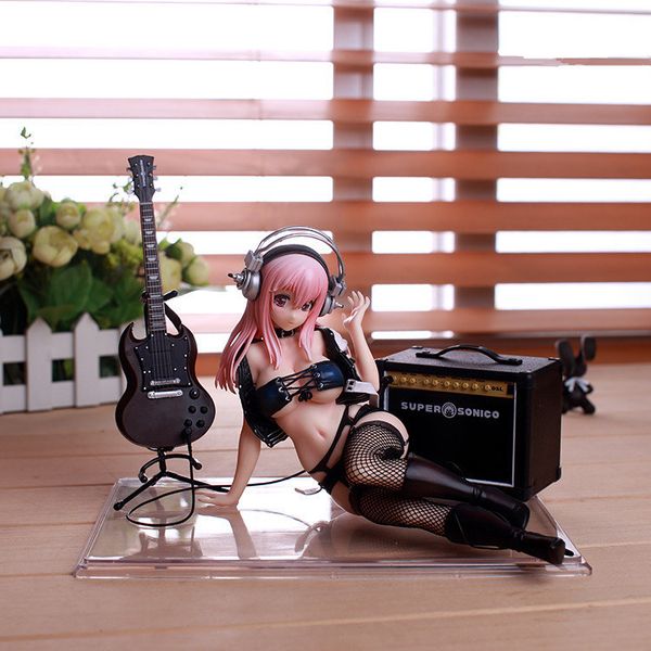 

смешная] аниме супер sonico после партия sound sonico с гитары 1/6 scale painted пвх действие рисунок коллекции модель игрушки t200304