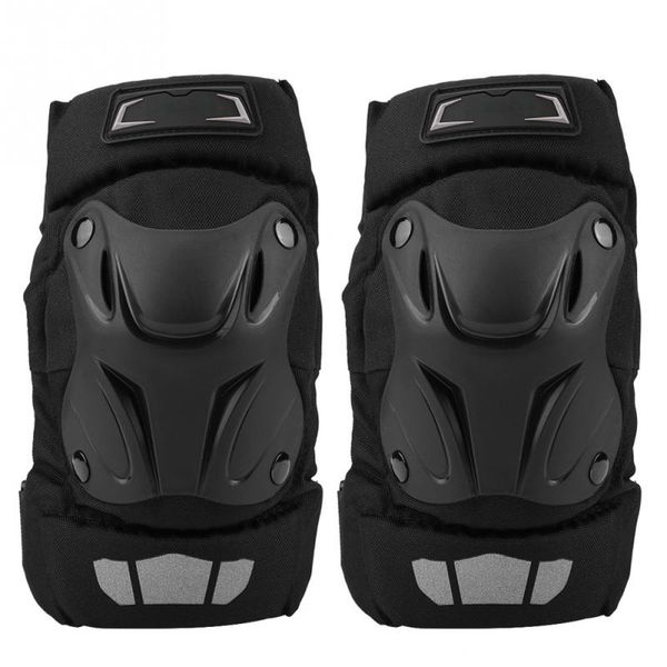 

2pcs motorcycle racing abs plastic protective guard gear elbow pads protector crashproof windproof breathable black protector