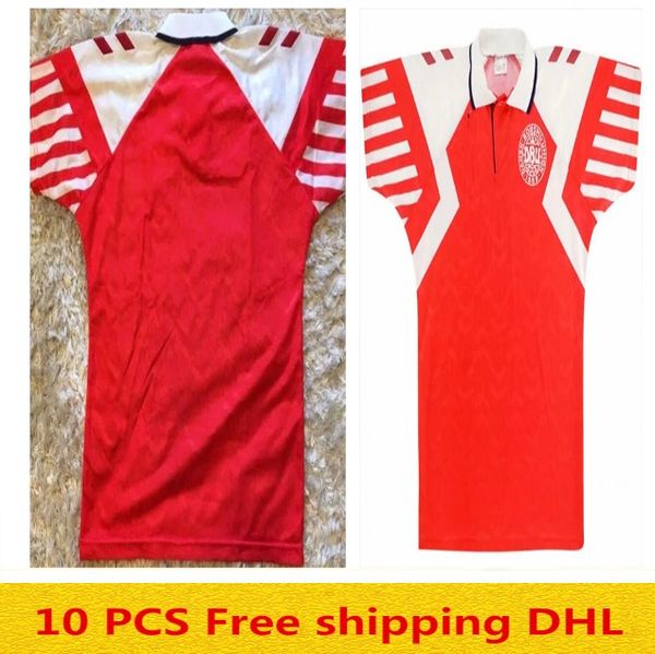 

1992 denmark soccer jersey size s-xxl, Black;yellow