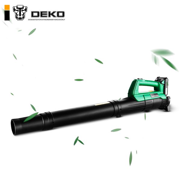 

deko li-ion battery cordless leaf blower cordless string blower 20v 1500mah electric air sweeper garden tools