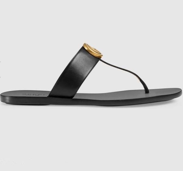 

branded women leather thong sandal designer lady metallic gold leather double hardware leather sole slipper fashion girl flip flop, Blue;gray