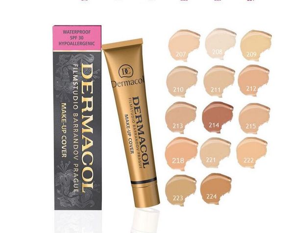 

D concealer makeup extreme cover foundation cream make up 30g 50th anniver ary limited ver ion co metic 14 color drop hiping