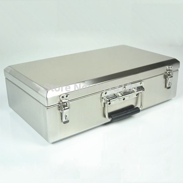 

portable stainless steel toolcase home storage box tools packaging
