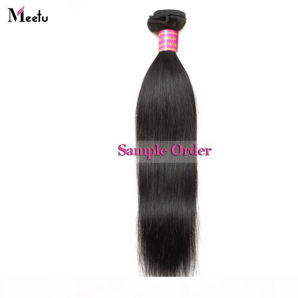 

8a unprocessed brazilian peruvian straight body loose deep curly water wave human hair extensions 8-28inch dyeable one piece as sample, Black