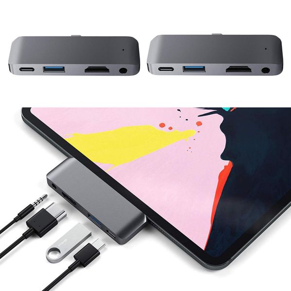 

2x usb hub for pro type-c adapter with usb-c pd charging port