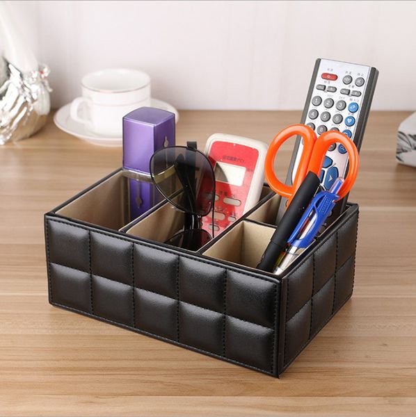 2019 Office Desk Organizer Multifunctional Pu Leather Desktop