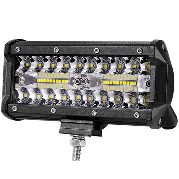 

120w combo светодиодные полосы пятно луча потока для работы вождение offroad лодка автомобильный тягач 4x4 suv atv 12v 24v 16,5 * 8 см