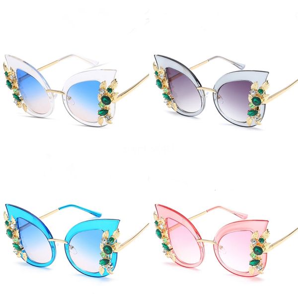 

european and american female star sun glasses runways of paris street snap joker chic sunglasses 018 #994531, White;black