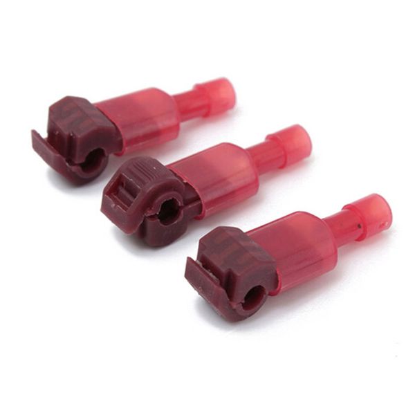 

10 шт. / лот клеммная колодка сломанный шнур клеммы tc кабели подключение красная карта силиконовый разъем зажим зажим t тип электрический