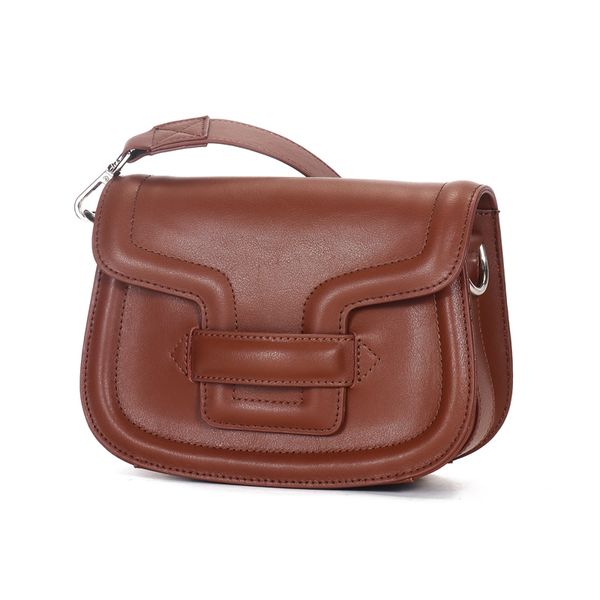 

designer luxury handbags purses european and american fashion women's wild leather shoulder messenger bag retro saddle bag 9100