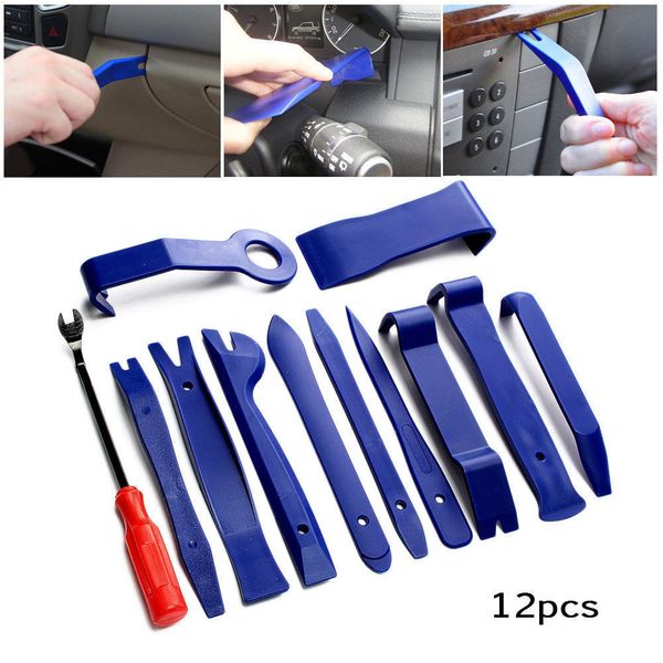 

12pcs universal car audio prying plate screwdriver combination repair removal kit