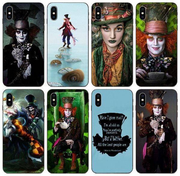 

tongtrade] mad hatter case for iphone 11 pro 8 7 6s 6p 5s 5p x xs max samsung j3 j5 j7 huawei mate 10 p30 p9 plus xiaomi 9 pro custom case