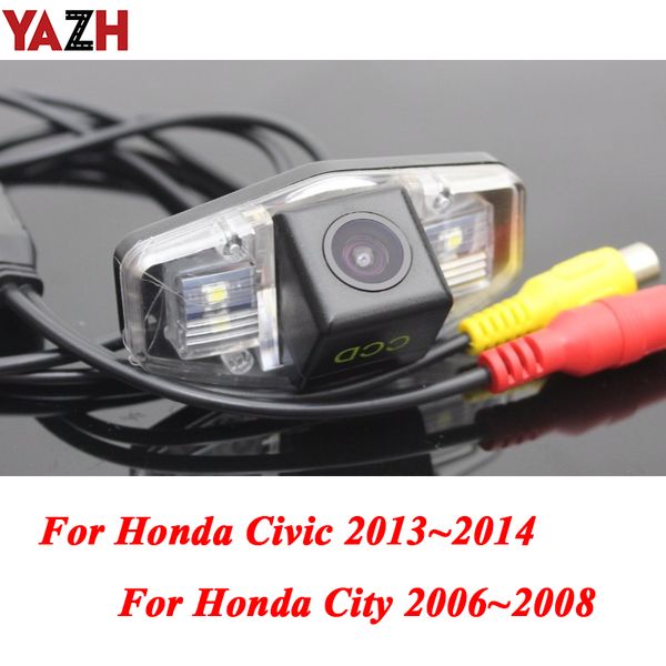 

for city 2002~2008 / civic 200~2014 wireless backup rear view reversing for sony hd ccd night vision wide angle car camera