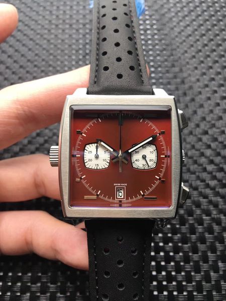 

2019 wholesale luxury watch,designer watches,vk64 care multifunction chronograph watch,42mm, men's quartz watch, delivery, Slivery;brown