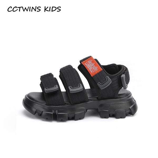 

cctwins kids shoes 2020 summers toddler fashion soft shoes children black beach sandals baby boys casual girls bs459, Black;red