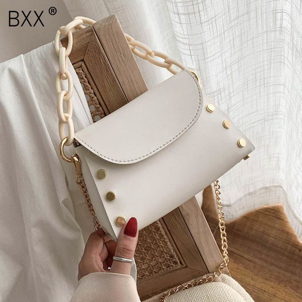 

bxx] pu leather shoulder crossbody bags for women 2020 spring fashion chain design handbags and purses lady travel totes hm136