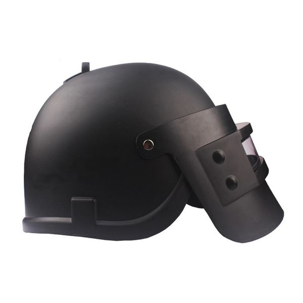 

game cosplay mask battlegrounds level 3 helmet riding hat cap props, Black
