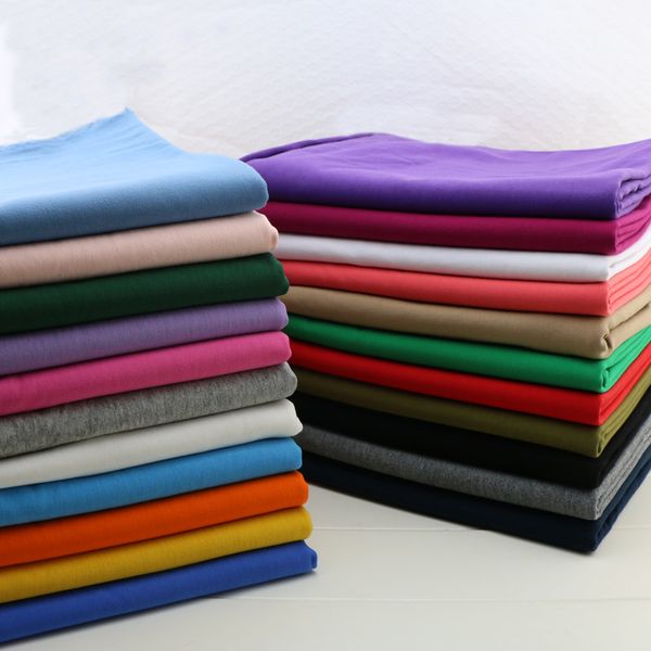 

spring sportswear school uniform odell cotton stretch lycra knit terry sewing fabrics, Black;white