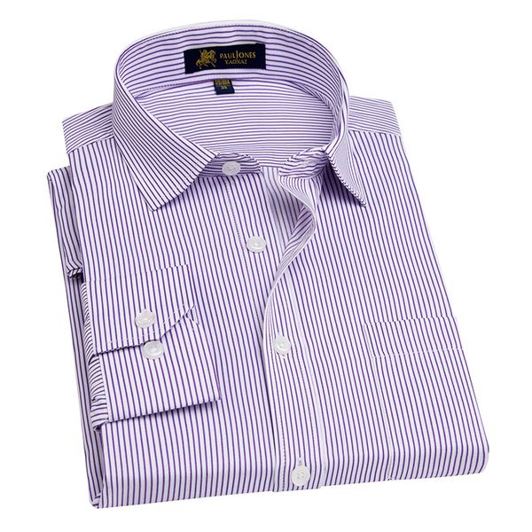 

new arrival men's turn-down collar formal shirts men's long sleeve business plaid shirt male classic style casual shirt, White;black