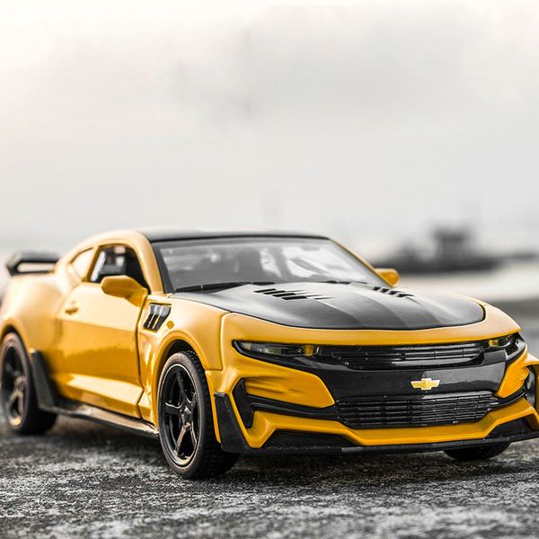 

new 1:32 chevrolet camaro alloy car model diecasts & toy vehicles toy cars kid toys for children gifts boy toy y200109