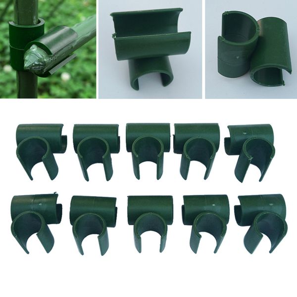 

10pcs plastic plant stakes connectors garden creeper support