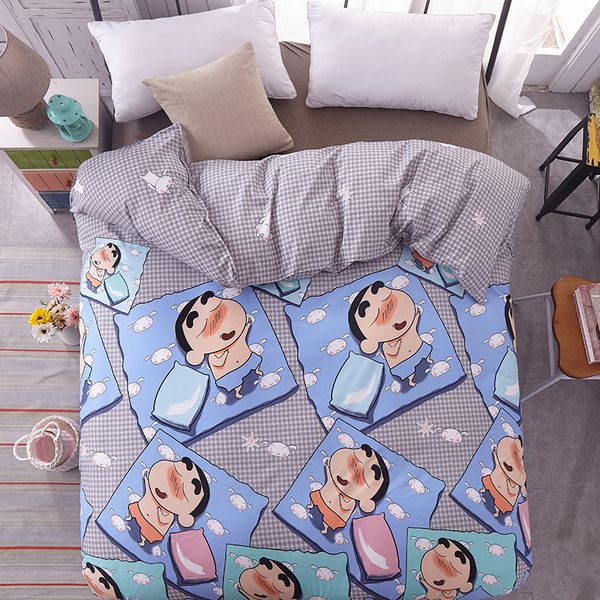 

cartoon crayon shin-chan duvet cover twin full queen king single fashion comfortable for kids boy girl lovely quilt cover