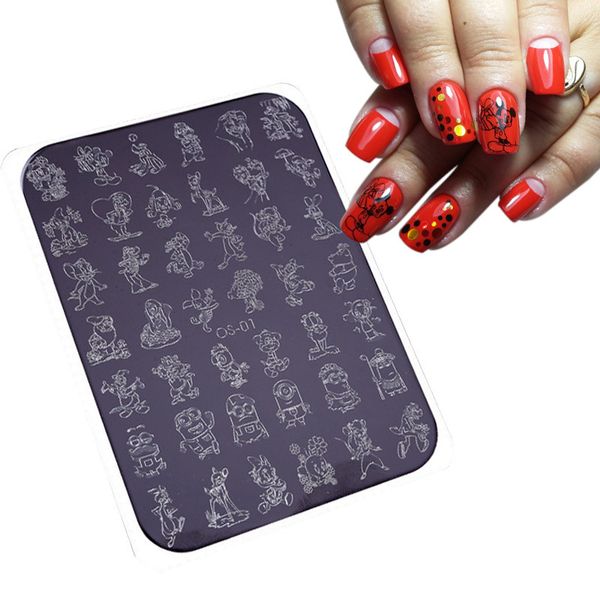 

rose flower nail art stamping template image plate nail art design stamp stamping plates manicure template, White