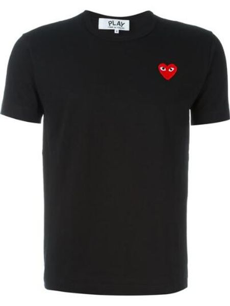 

mens designer t shirts commes off with heart sport tee shirts des garcons white t-shirt pablo cdg play for summer vetements tees, White;black