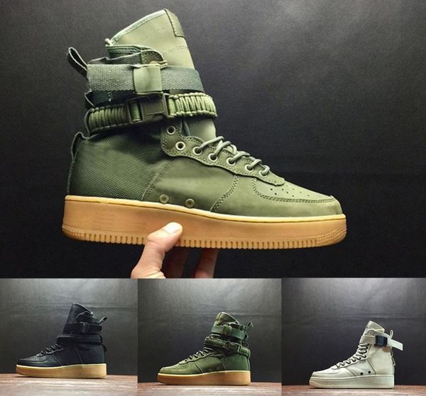 

2020 special field sf for 1 one men women high boots running shoes sneakers unveils utility boots armed classic shoes 36-45, Black