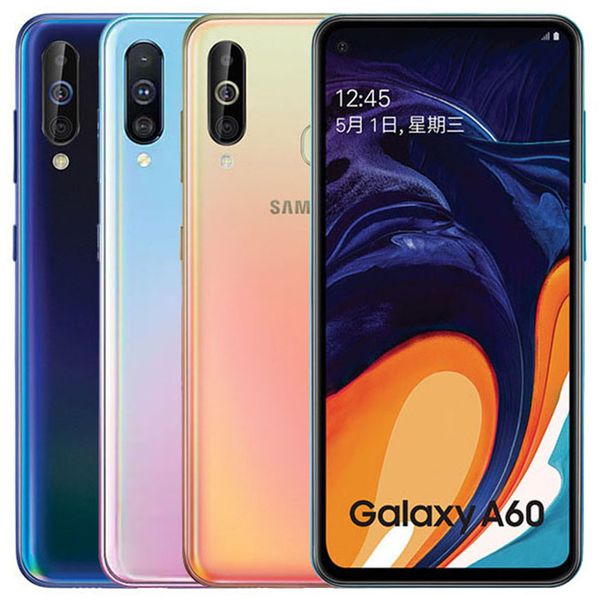 

refurbished original samsung galaxy a60 a606f dual sim 6.3 inch octa core 6gb ram 128gb rom 32mp unlocked 4g lte android cell phone 1pcs