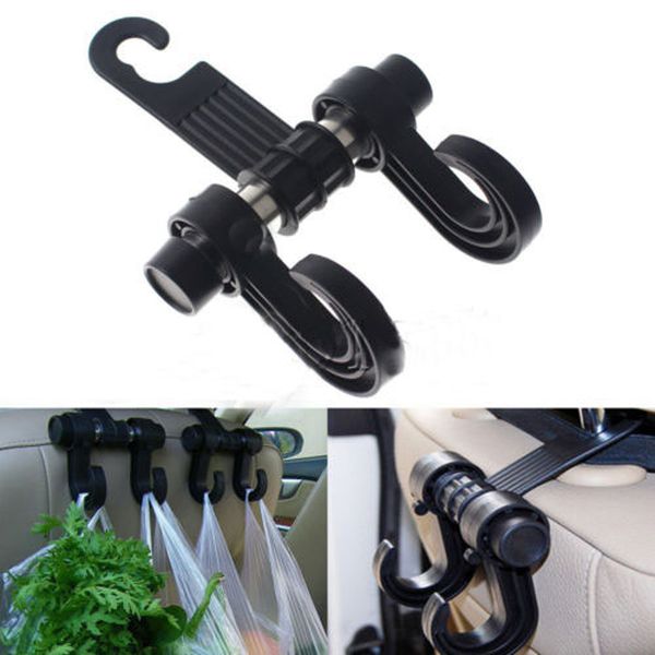 

universal auto car truck suv seat back headrest hanger hook holder for bag purse