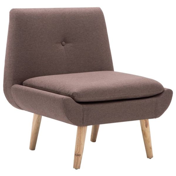 

slipper chair fabric cover 73 x 66 x 77 cm brown patio benches