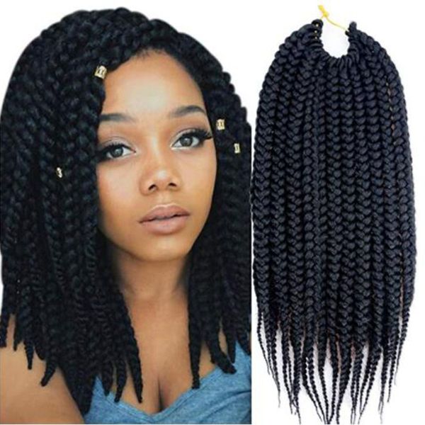 2019 Crochet Braids 3s Soft Synthetic Hair Extensions Hairstyles 1packs 14 1822 Box Braids Kanekalon Braiding Hair Style For Fashion Women From