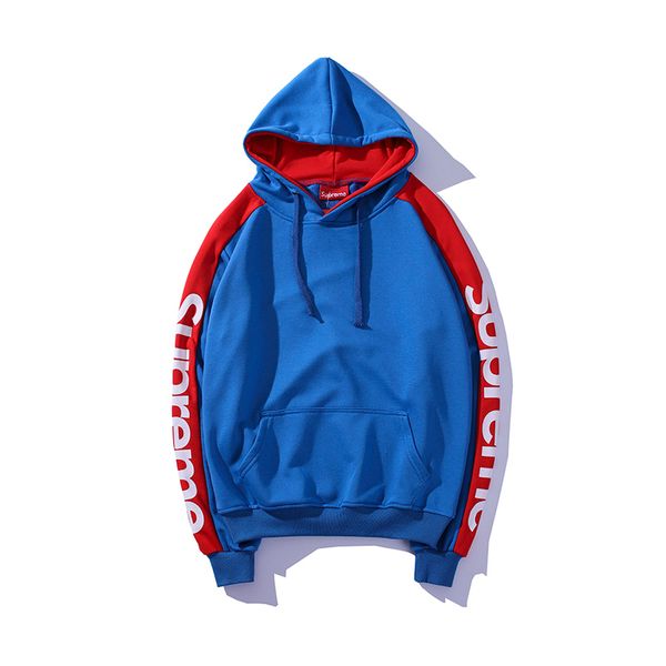 

20ss/supreme luxury men hoodie italian designer brand vintage golden hoodies letter logo fashion sweater embroidery air shoes size s-xxl, White;black